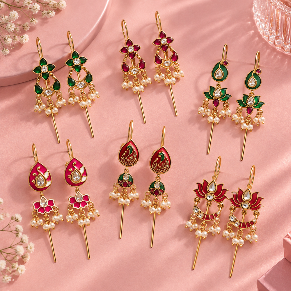 Traditional Needle Earcuffs/ Bugdis