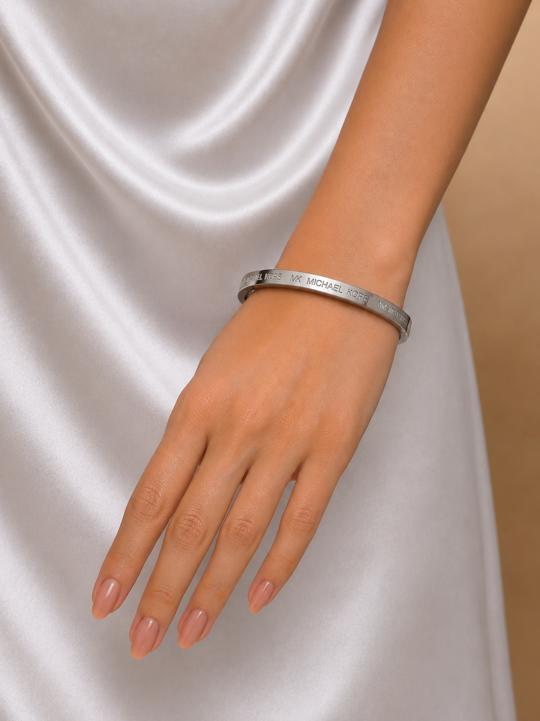 Classic Silver Engraved Bangle Bracelet