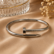 Modern Silver Nail Cuff Bracelet (Cartier Nail)