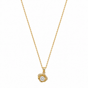 Celestial Crystal Orbit Pendant Necklace – Anti Tarnish Stainless Steel