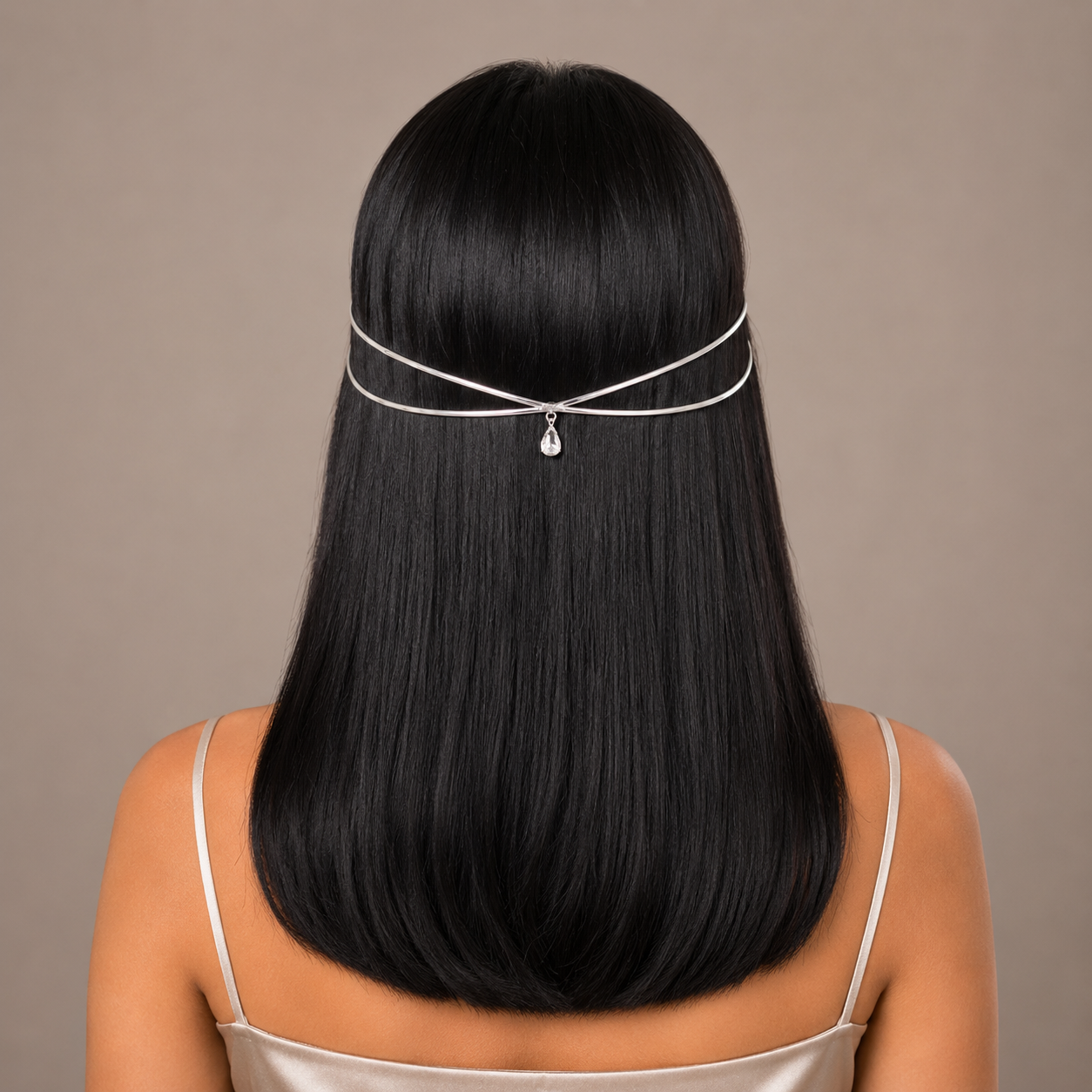 Delicate Double Layer Hair Vine – Anti Tarnish Bridal Hair Accessory (Silver & Golden)