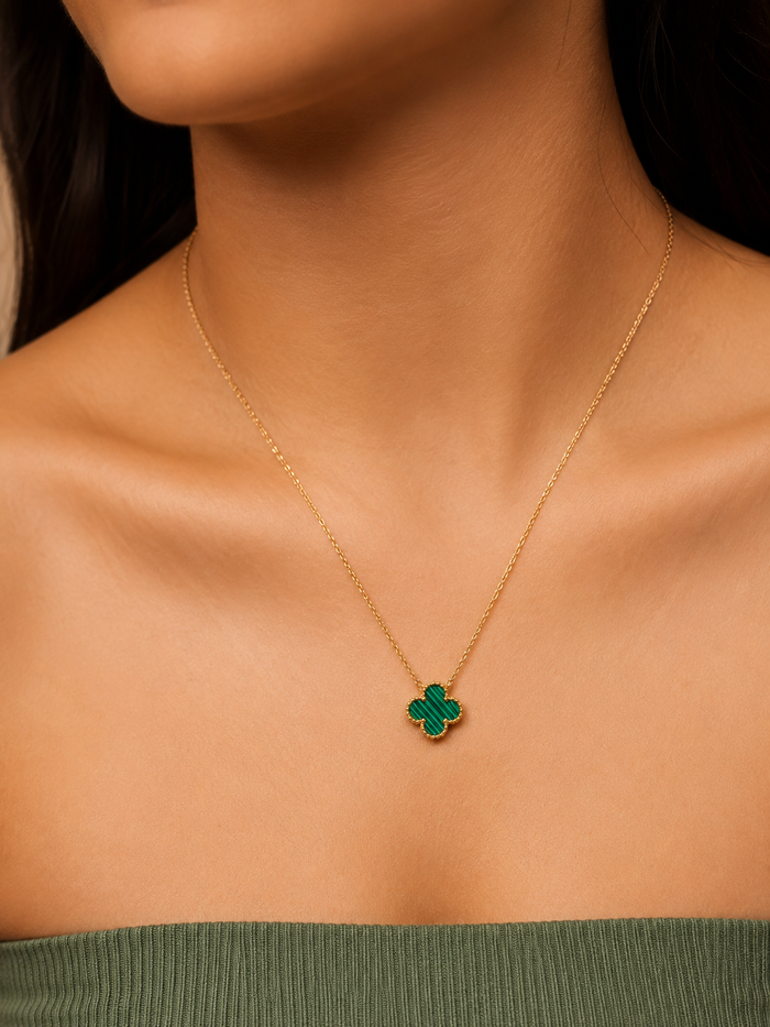 Étoile Clover Necklace – 18K Gold Plated