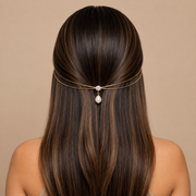 Grace Pearl Hairlet (Silver & Golden)