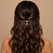 Grace Pearl Hairlet (Silver & Golden)