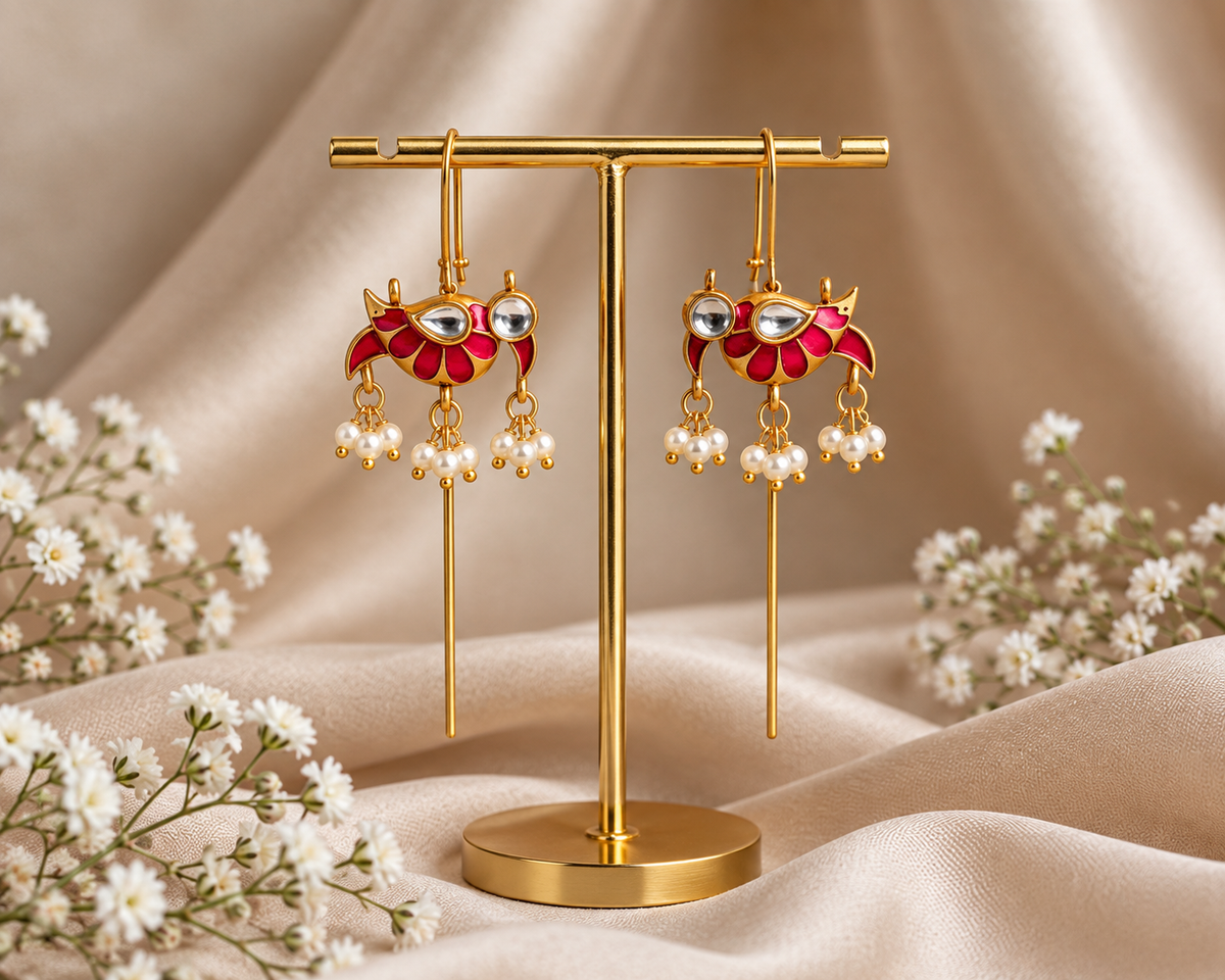 Pakshi Traditional Needle Earcuffs
