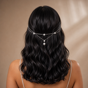 Minimal V stone hairlet (Golden and Silver)