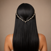 Elegant Pearl AD hairlet (Golden and Silver)