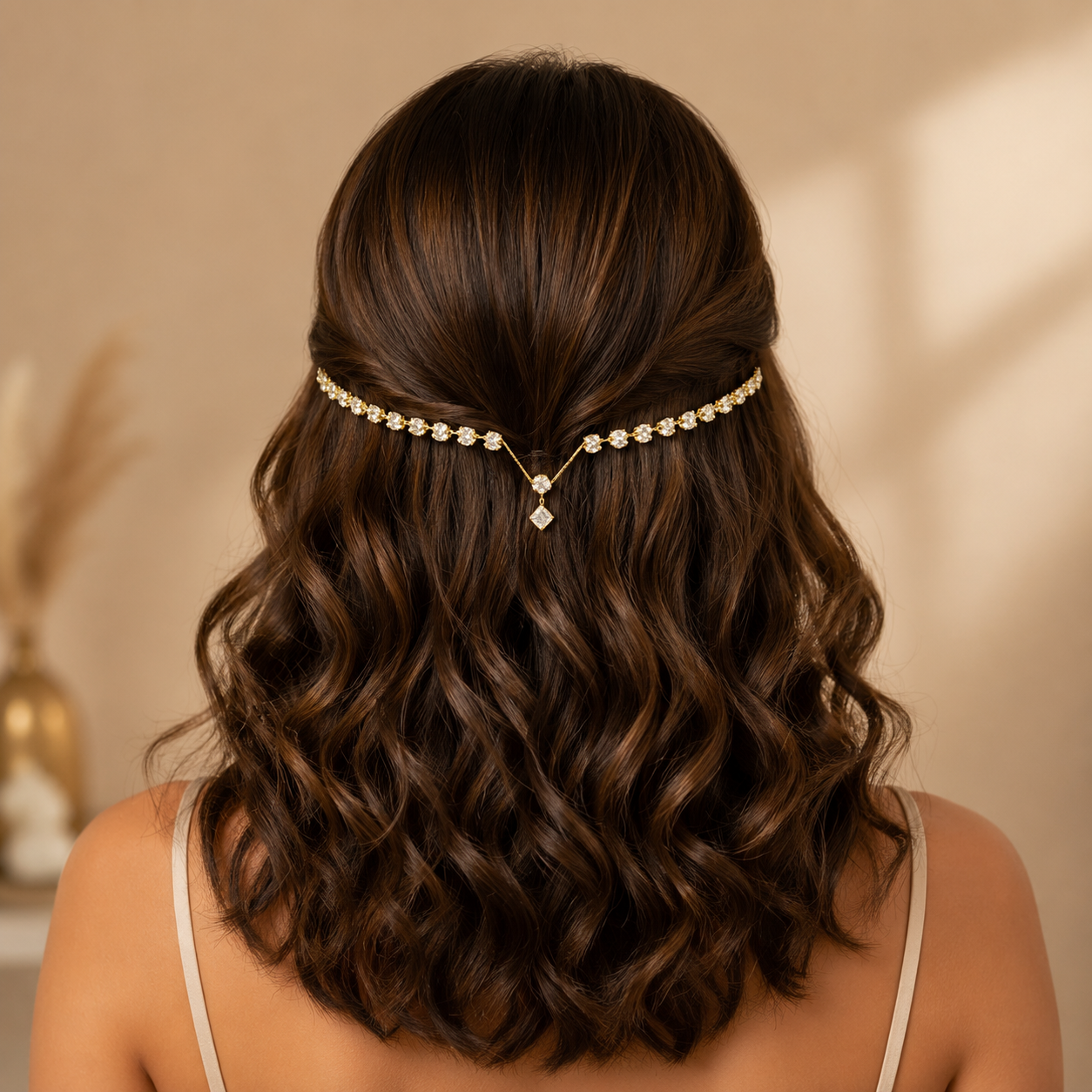 V shape AD Hairlet (Golden and Silver)