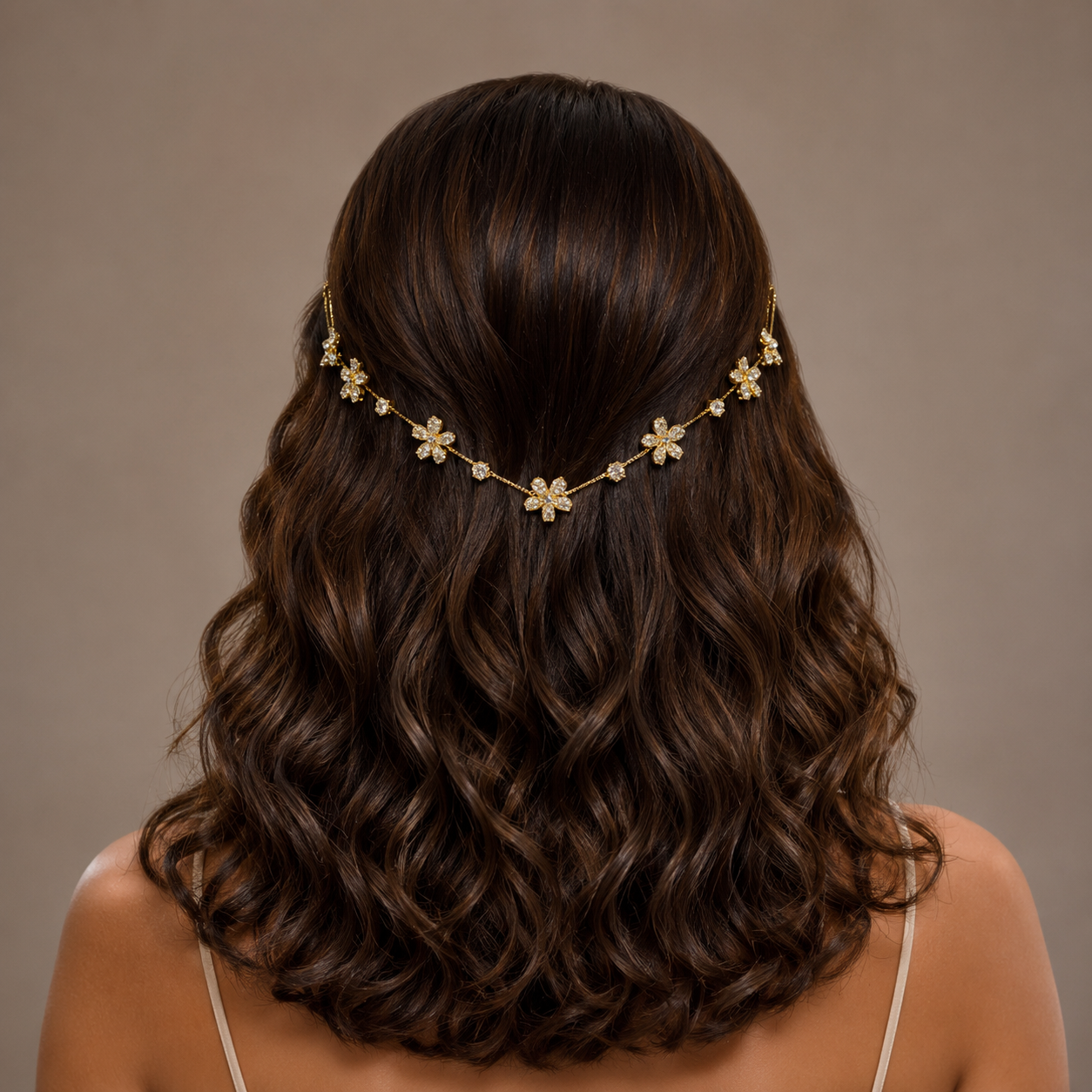 7 Flowers AD Hairlet (Golden and Silver)