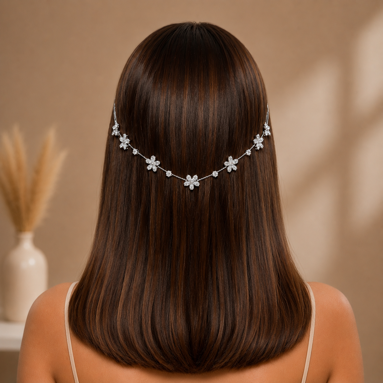 7 Flowers AD Hairlet (Golden and Silver)