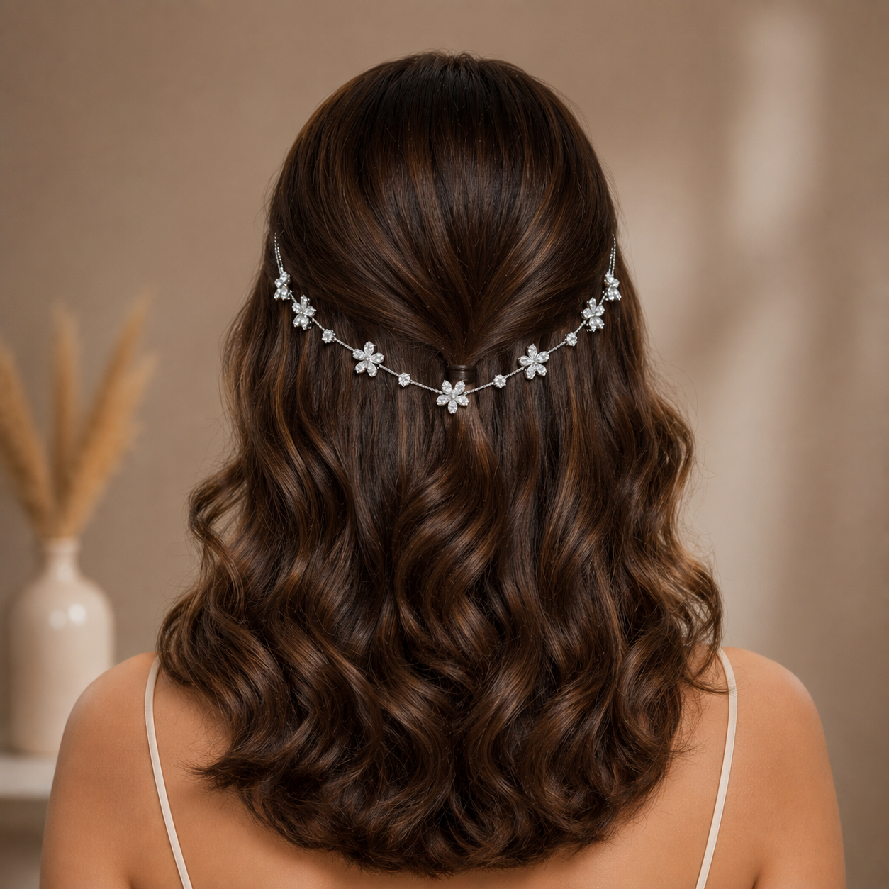 7 Flowers AD Hairlet (Golden and Silver)
