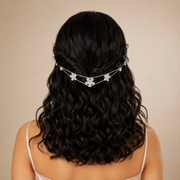 3 flower AD hairlet (Golden and Silver)