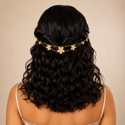 3 flower AD hairlet (Golden and Silver)