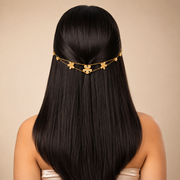 3 flower AD hairlet (Golden and Silver)