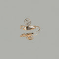 Flowing Grace Arm Cuff (Silver)