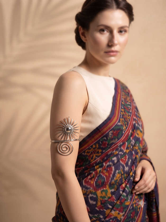 Solara Arm Cuff (Silver)