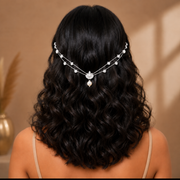 Lotus Bud AD Hairlet (Golden, Silver, Rose Gold)