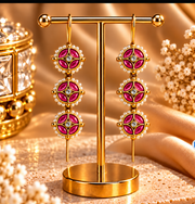 Rajshree Moti Meenakari Needle Earcuff