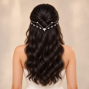 Crystal V Hairlet (Silver and Gold)