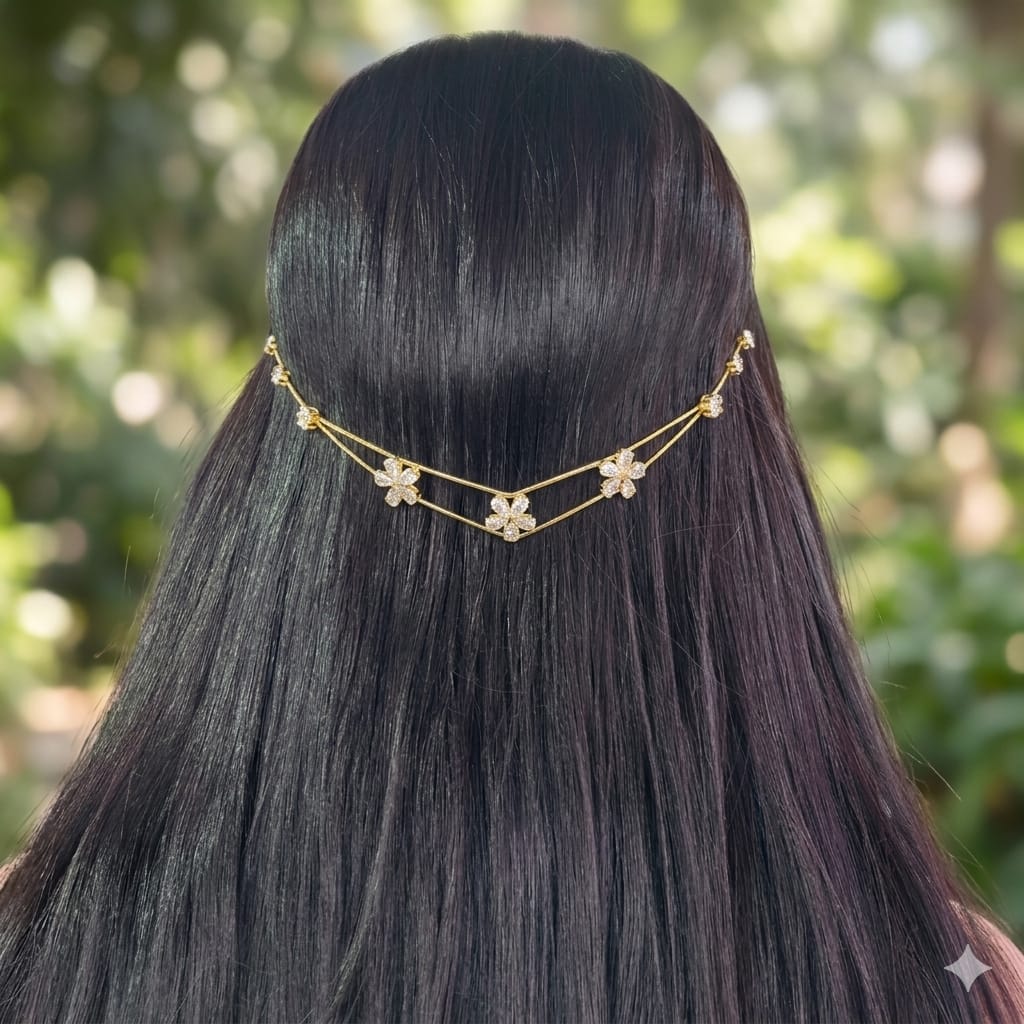 3 flower AD hairlet