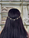 Golden 7 Flower Hairlet