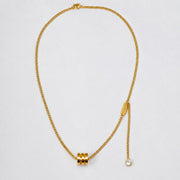 Modern Luxe Barrel Pendant Necklace