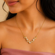 Élysian Vine Necklace – 18K Gold Plated