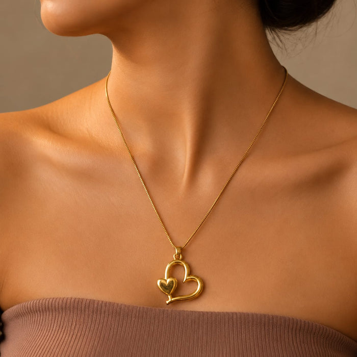 Eternal Hearts Pendant Necklace