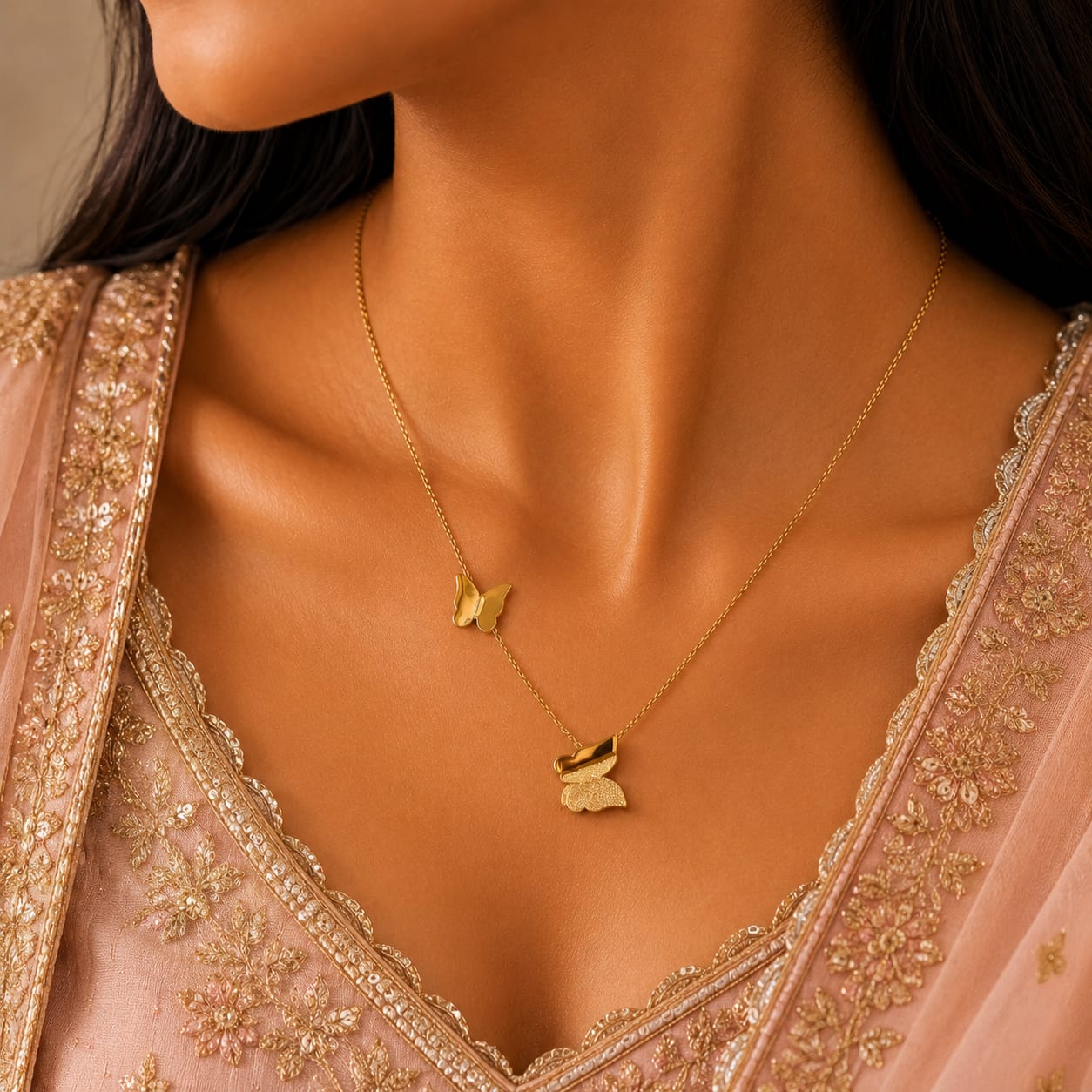 Flutter Butterfly Necklace