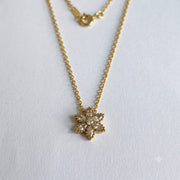 Bloom Crystal Flower Necklace