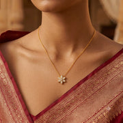 Bloom Crystal Flower Necklace