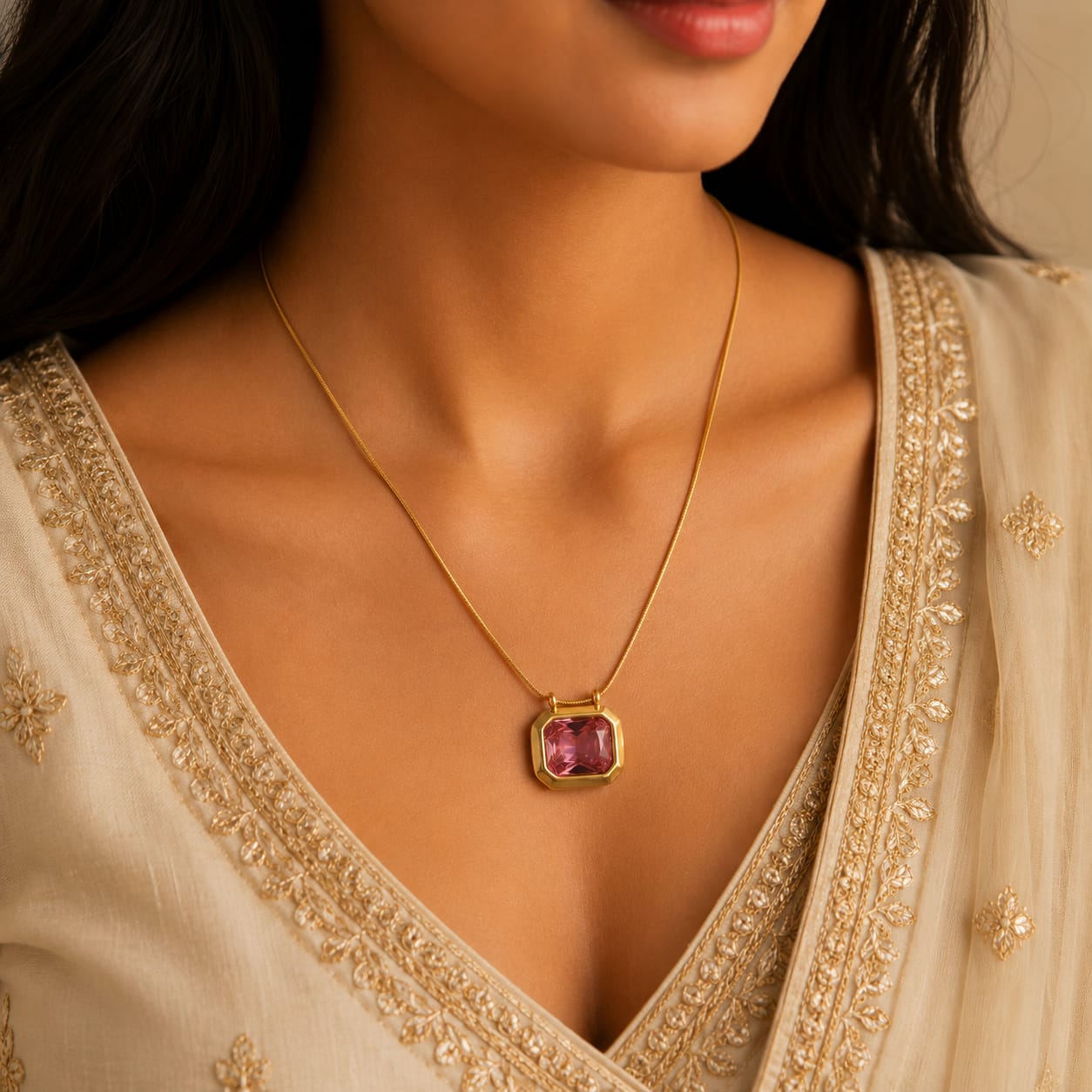 Amethyst Royale Pendant Necklace