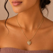 Eterna Pavé Heart Necklace