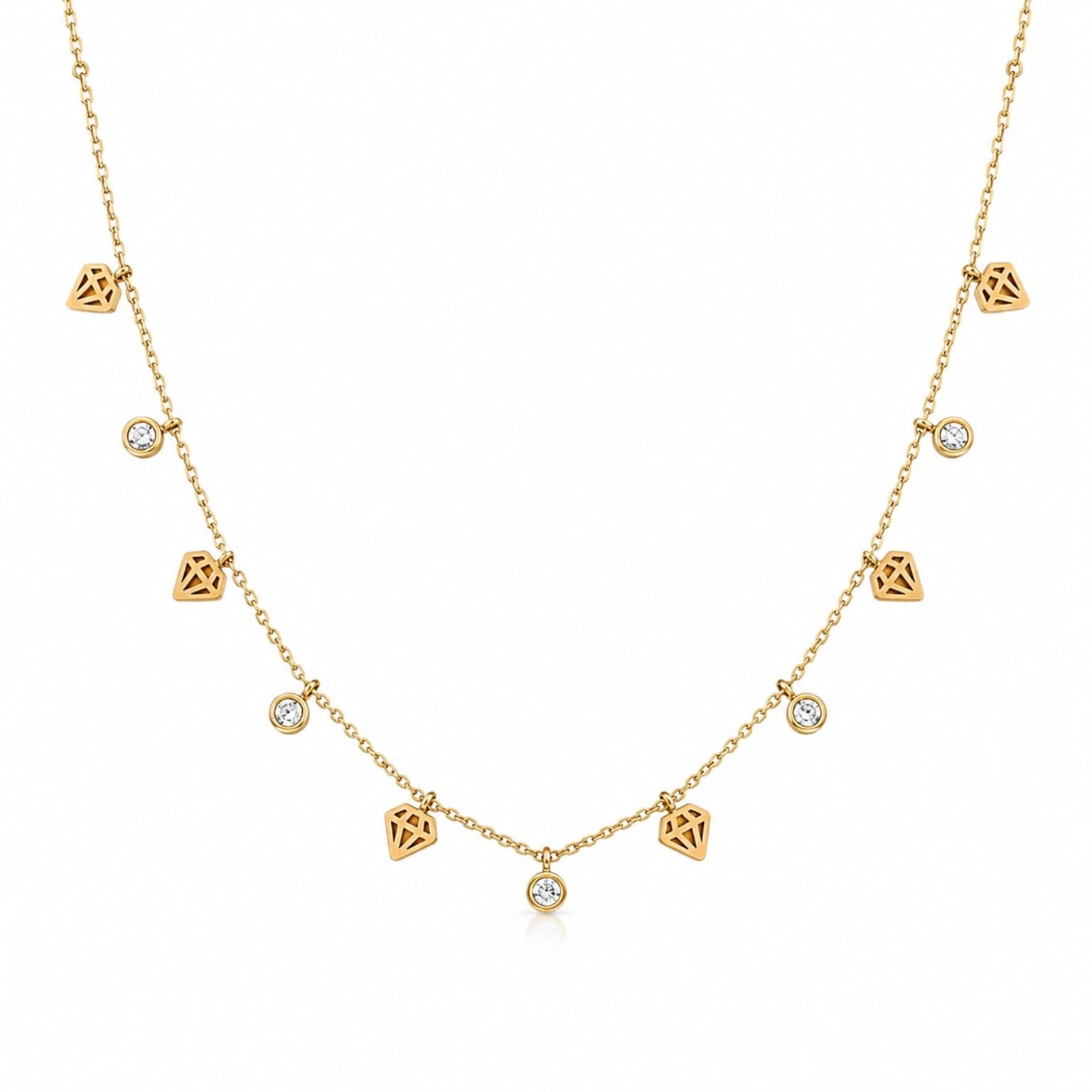 Diamond Charm Necklace