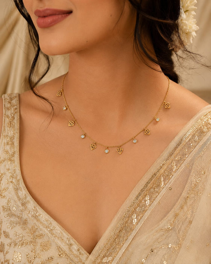 Diamond Charm Necklace