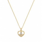 Crystal Heart Pendant Necklace