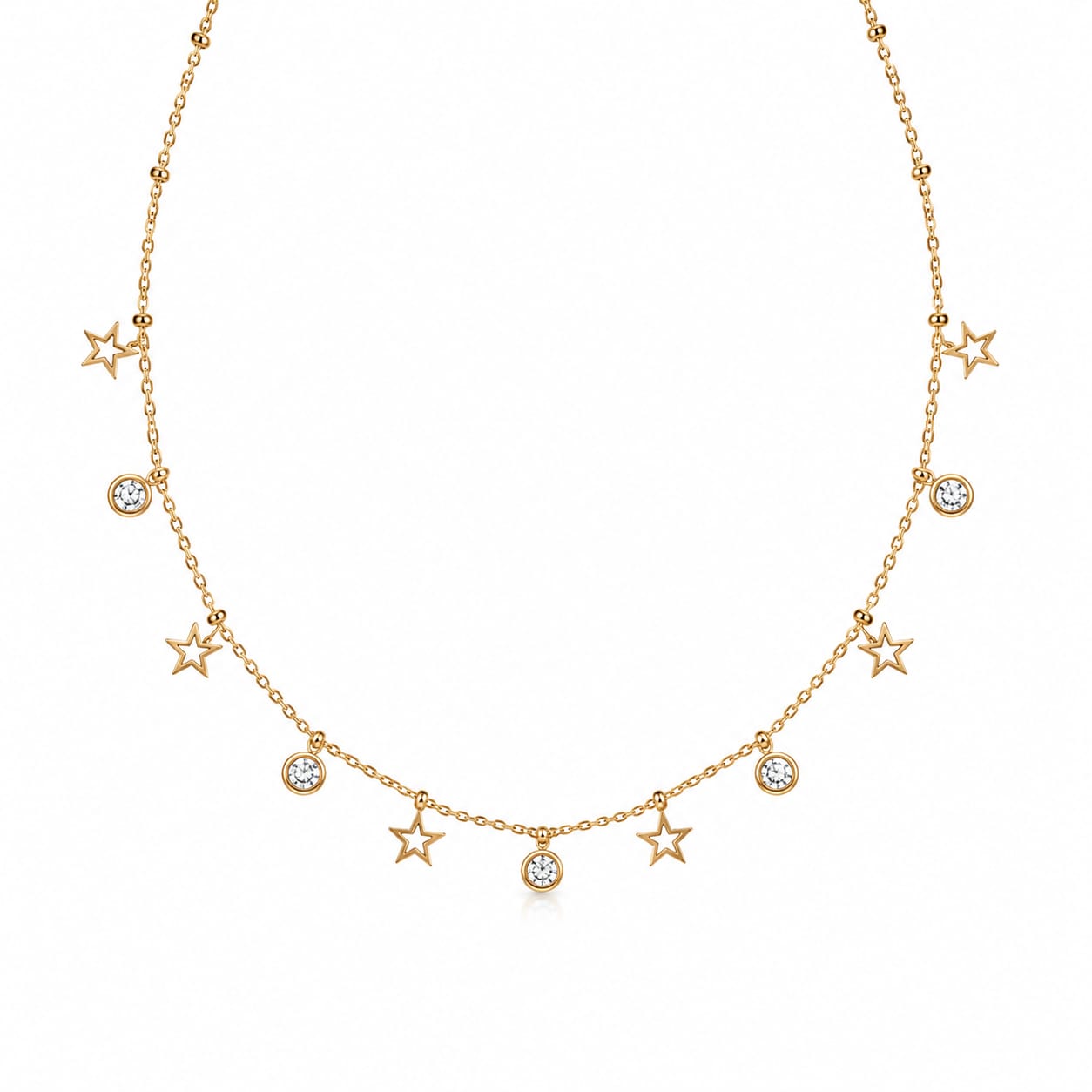Celestial Star Charm Necklace