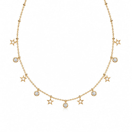Celestial Star Charm Necklace