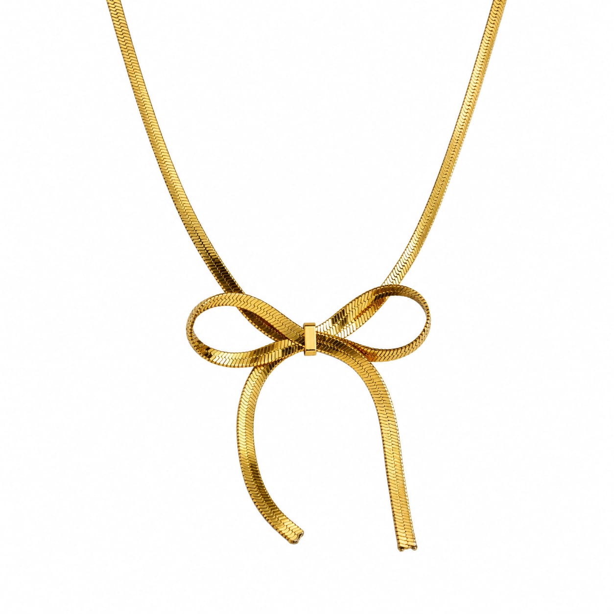 Aveline Bow Necklace