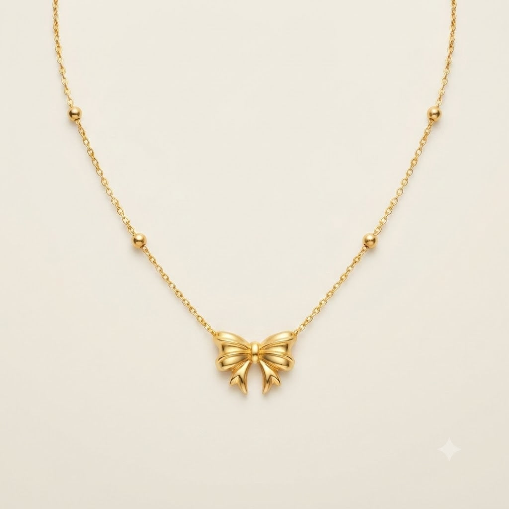 Étoile Bow Necklace