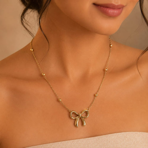 Belle Bow Necklace