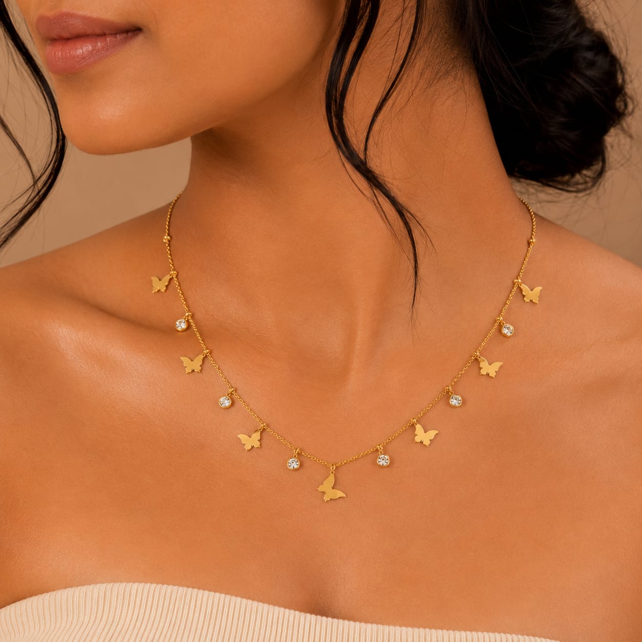 Butterfly Charm Necklace