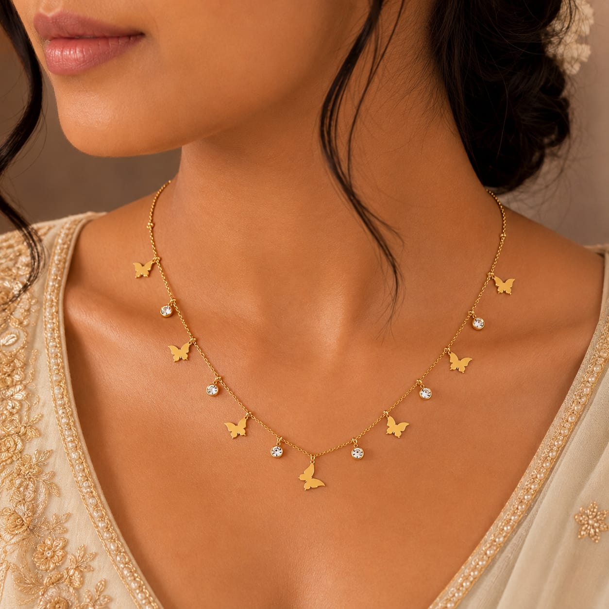 Butterfly Charm Necklace