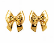 Classic Gold Bow Earrings