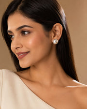 Classic Pearl Stud Earrings
