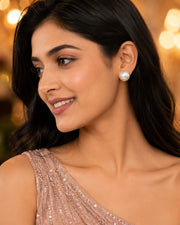 Classic Pearl Stud Earrings