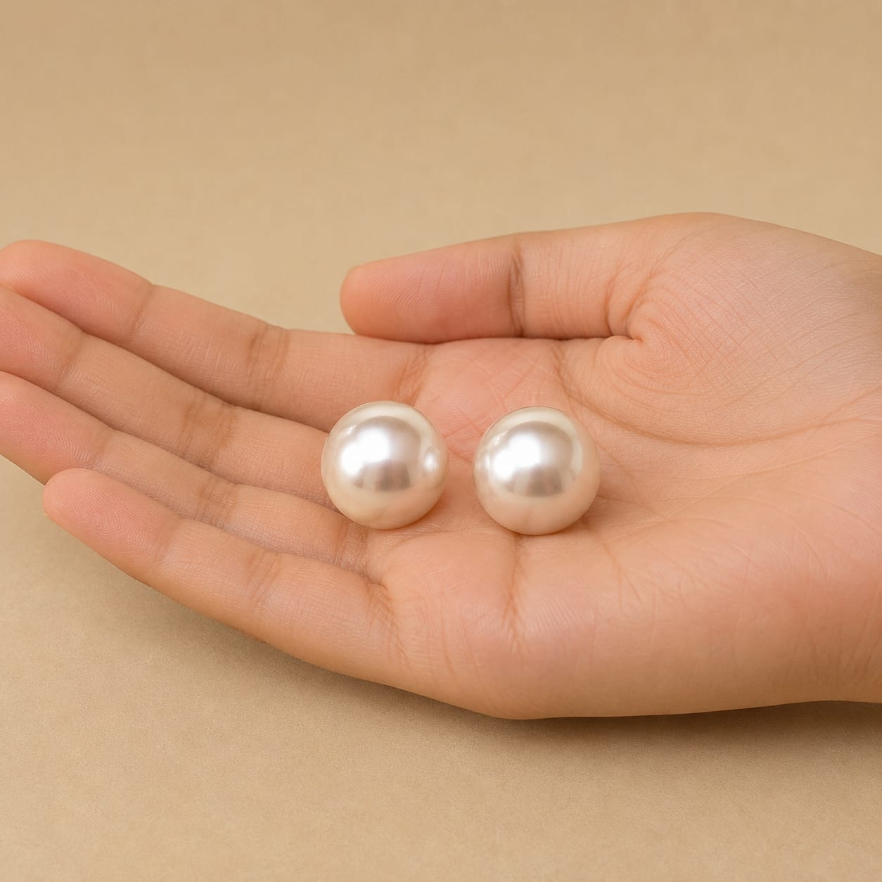 Classic Pearl Stud Earrings