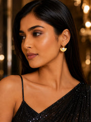 Luna Pearl Arc Earrings
