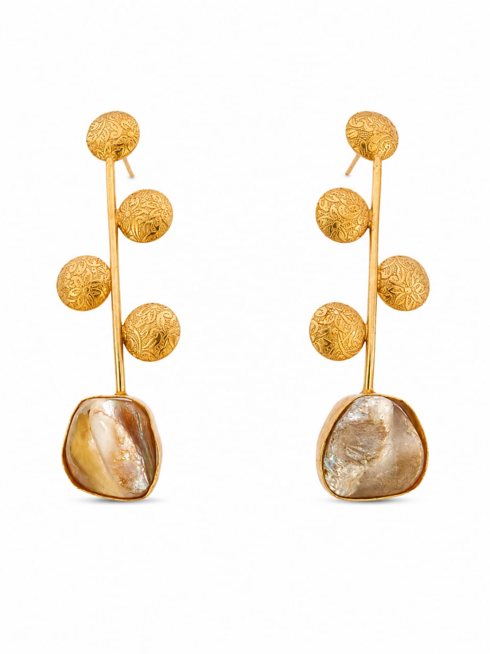 Celeste Marble Drop Earrings