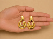 Golden Cascade Drop Earrings